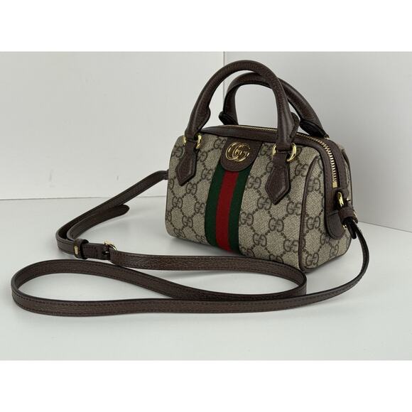 Gucci Ophidia Top Handle Mini Women's Shoulder Bag - Picture 1 of 16